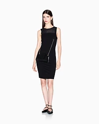 Armani Exchange - Short Dresses, Woman, Black, Size: