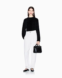 Armani Exchange - Formal Trousers, Woman, Beige, Size: