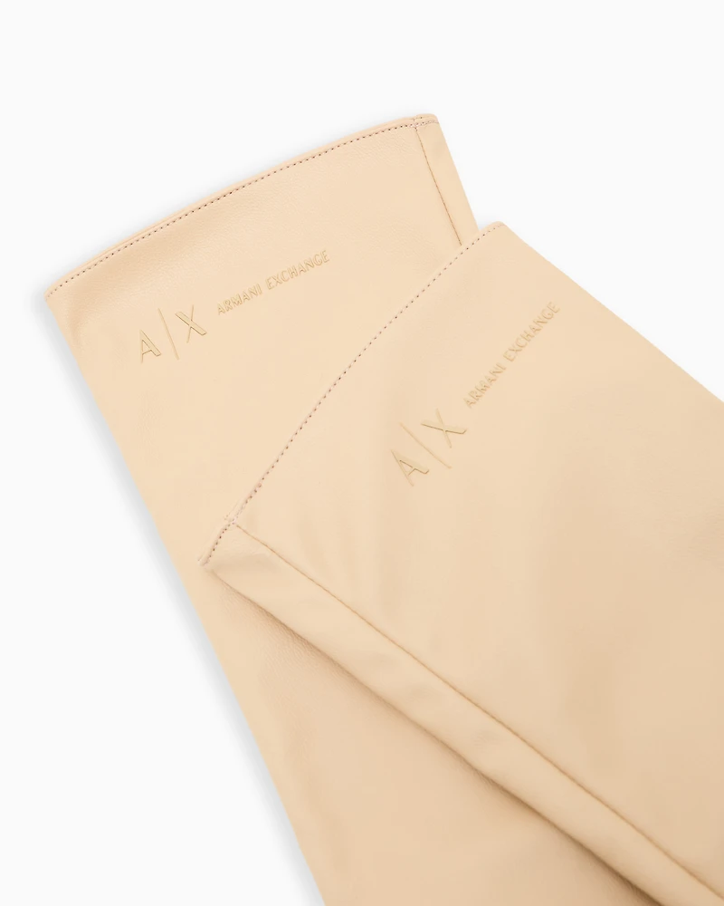 Armani Exchange - Gloves, Woman, Camel, Size: