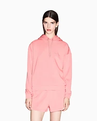 Armani Exchange - Viscose Blend Hoodie, Woman, Pink, Size: