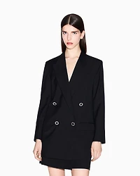 Oversized double-breasted blazer