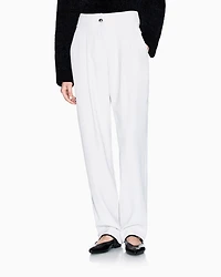Armani Exchange - Formal Trousers, Woman, Beige, Size: