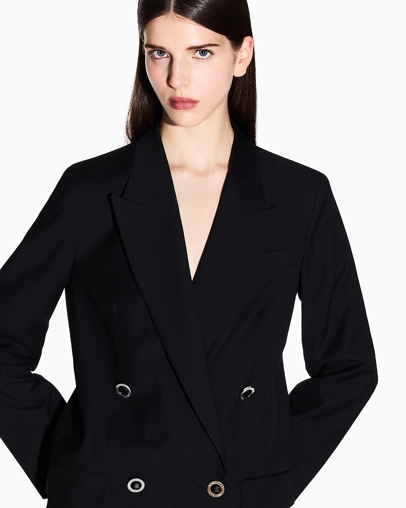 Oversized double-breasted blazer