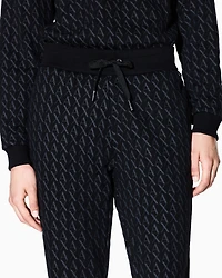Armani Exchange - Trousers flowing fabric, Woman, Black, Size:
