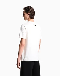 Emporio Armani - ASV jersey T-shirt with playing cards print, Man, White, Size: