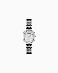 Emporio Armani - Two-Hand Stainless Steel Watch, Woman, Multicoloured, Size: TU