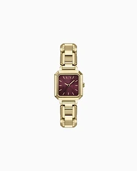  Three-Hand Gold-Tone Stainless Steel Watch