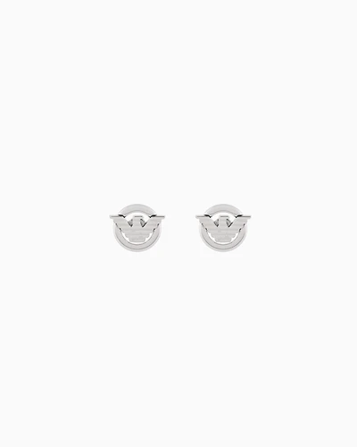 Emporio Armani -  Stainless Steel Stud Earrings, Man, Multicoloured, Size: TU