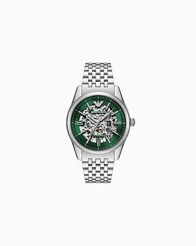 Emporio Armani - Automatic Stainless Steel Watch, Man, Multicoloured, Size: TU