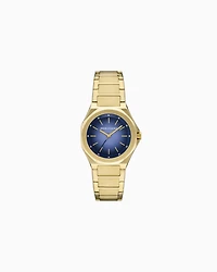 Armani Exchange -  Three-Hand Gold-Tone Stainless Steel Watch, Woman, Multicoloured, Size: TU