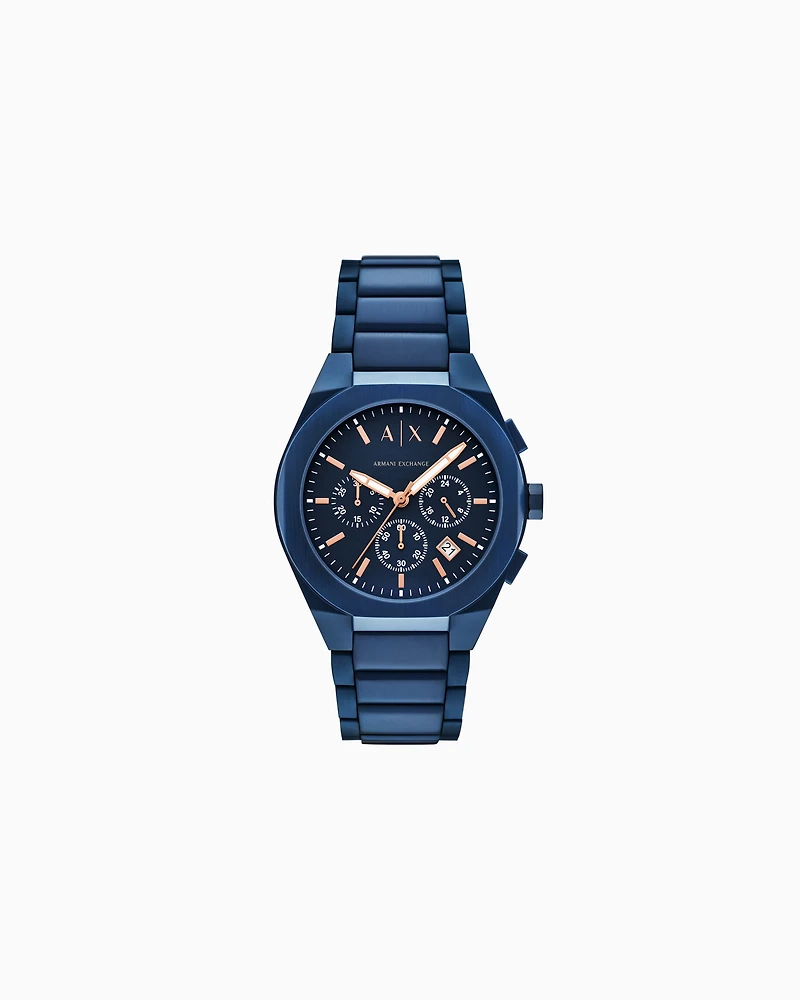  Sync Chronograph Blue Stainless Steel Watch