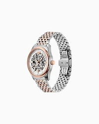 Emporio Armani - Automatic Two-Tone Stainless Steel Watch, Man, Multicoloured, Size: TU