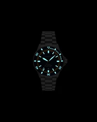 Emporio Armani - Sea Explorer Automatic Stainless Steel Watch, Man, Multicoloured, Size: TU