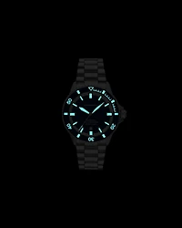 Emporio Armani - Sea Explorer Automatic Stainless Steel Watch, Man, Multicoloured, Size: TU