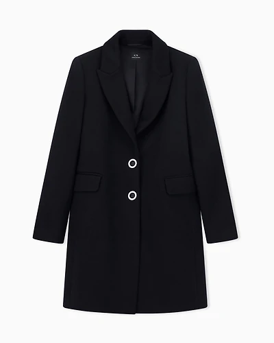 Armani Exchange - Coats, Woman, Black, Size: