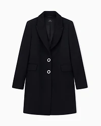 Armani Exchange - Coats, Woman, Black, Size:
