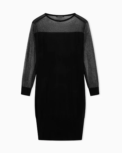 Armani Exchange - Short Dresses, Woman, Black, Size: