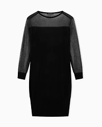 Armani Exchange - Short Dresses, Woman, Black, Size: