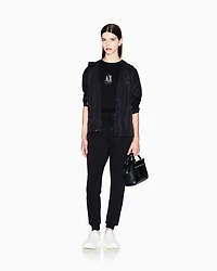 Armani Exchange - Icon Jogger Pants, Woman, Black, Size: