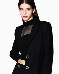 Armani Exchange - Coats, Woman, Black, Size: