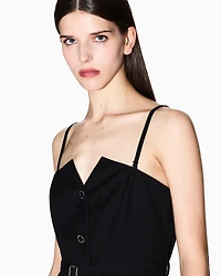 Armani Exchange - Short Dresses, Woman, Black, Size: