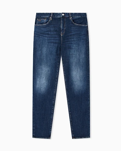Armani Exchange - Slim Fit Denim Jeans, Man, Blue, Size: