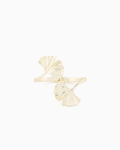 Emporio Armani -  Gold-Tone Brass Cuff Bracelet, Woman, Multicoloured, Size: TU