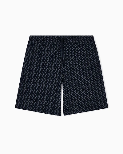 Armani Exchange - Bermuda Shorts, Man, Black, Size: