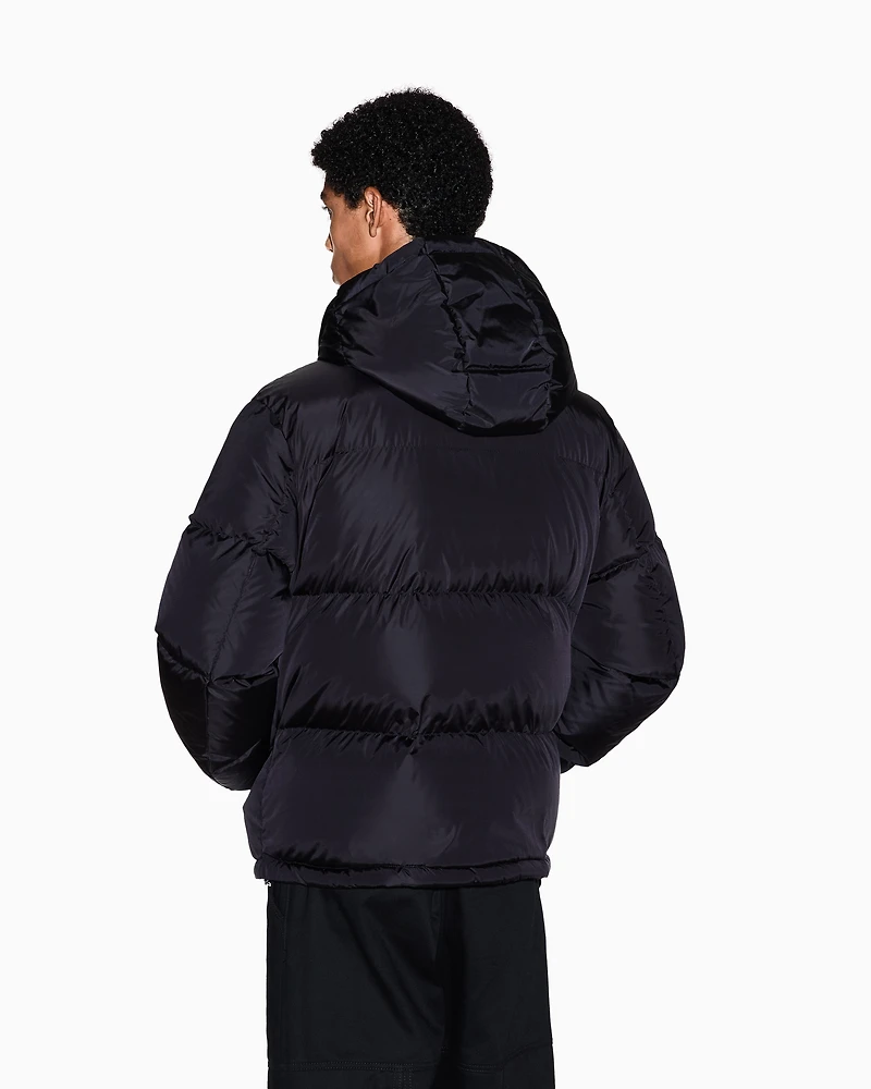 Armani Exchange - Padded jacket with hood, Man, Black, Size: