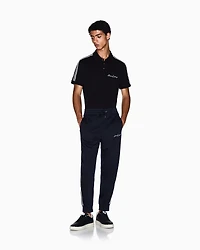 Armani Exchange - Regular fit polo shirt with Signature Logo, Man, Black, Size: