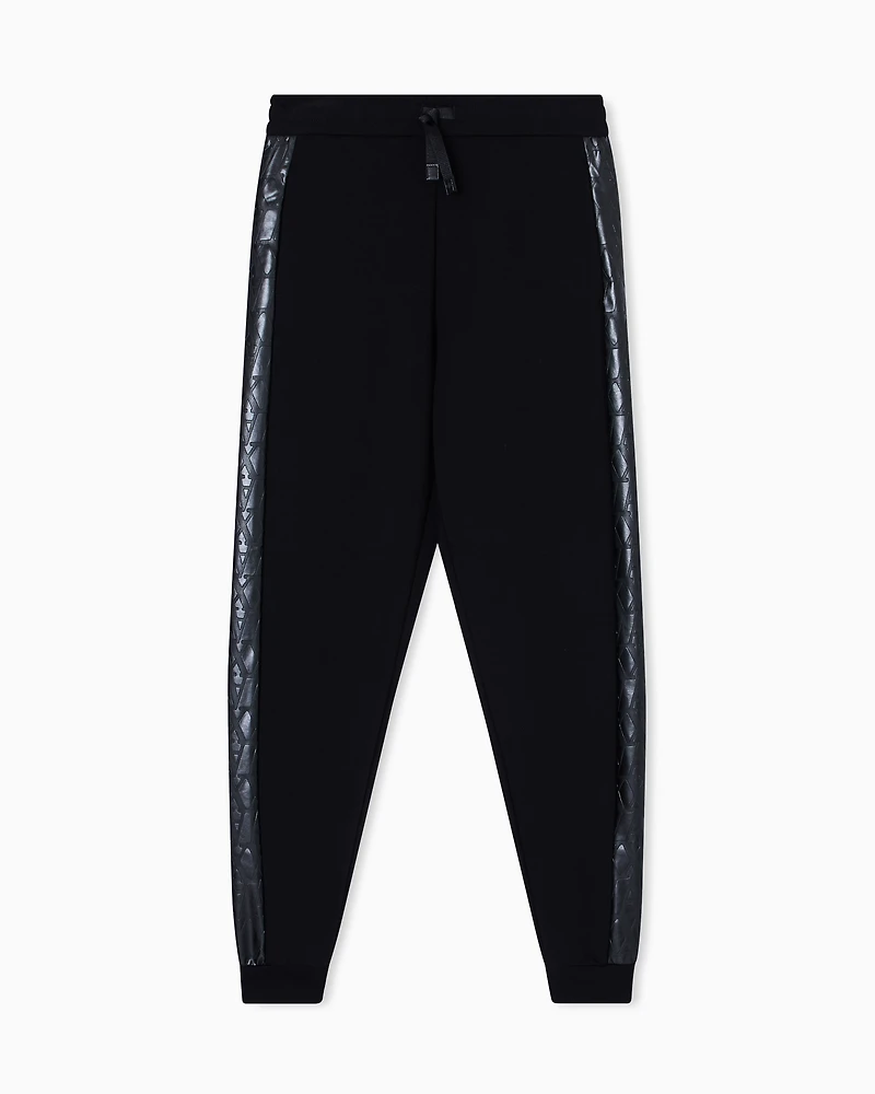 Jogger pants with side insert
