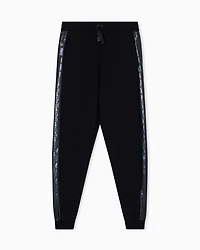 Jogger pants with side insert