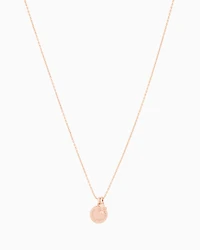 Emporio Armani -  Rose Gold-Tone Brass Pendant Necklace, Woman, Multicoloured, Size: TU