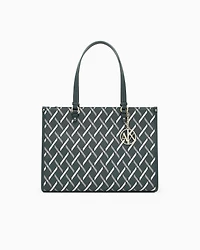 Shopping bag with allover pattern