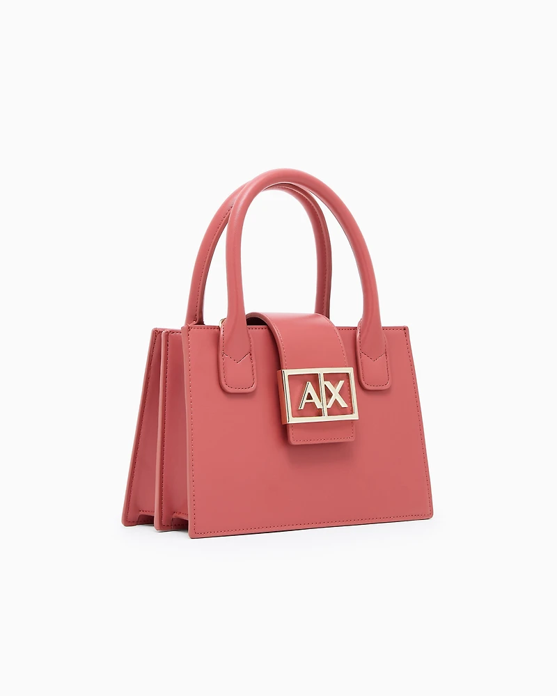 Armani Exchange - ASV Small Trapeze Handbag, Woman, Pink, Size: TU
