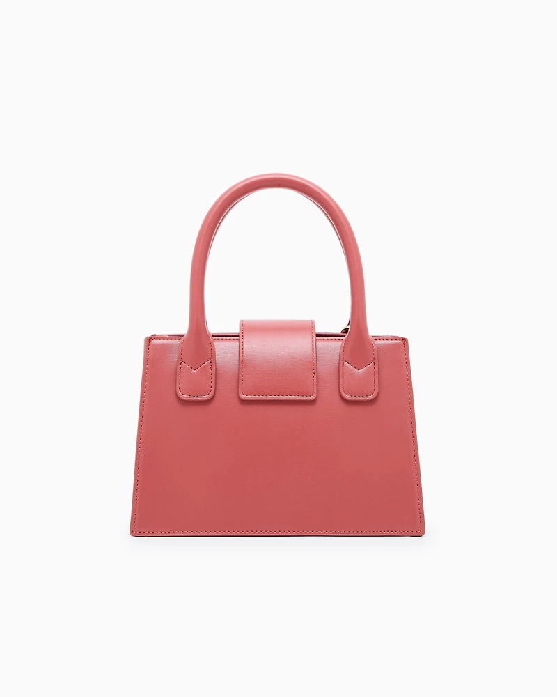 Armani Exchange - ASV Small Trapeze Handbag, Woman, Pink, Size: TU