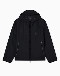 Emporio Armani - Nylon jacket with hood and visor, Man, Black, Size: