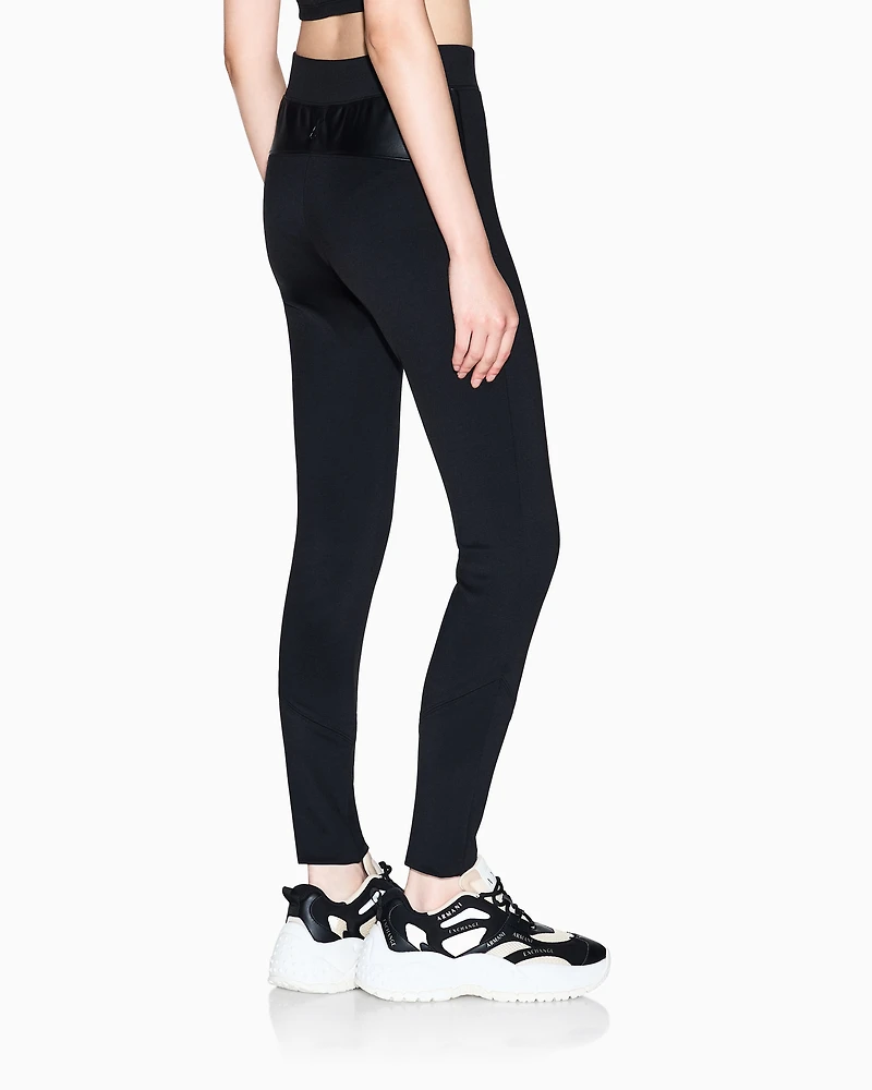 Armani Exchange - Leggings, Woman, Black, Size: