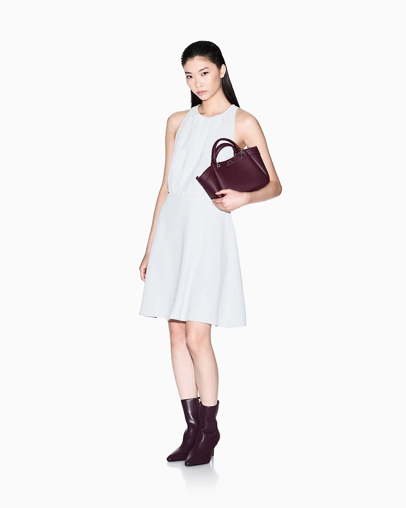 Dress with elasticated detail