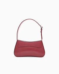 Emporio Armani - Patent-effect shoulder bag, Woman, Red, Size: TU