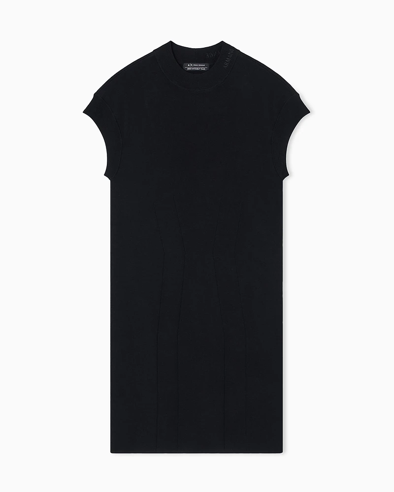 Armani Exchange - Short Dresses, Woman, Black, Size:
