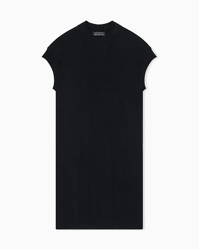 Armani Exchange - Short Dresses, Woman, Black, Size: