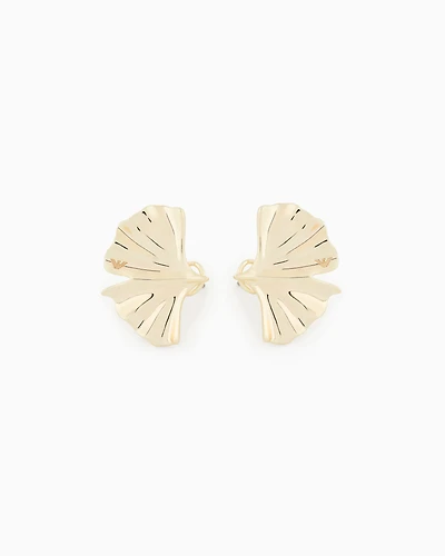 Emporio Armani -  Gold-Tone Brass Stud Earrings, Woman, Multicoloured, Size: TU