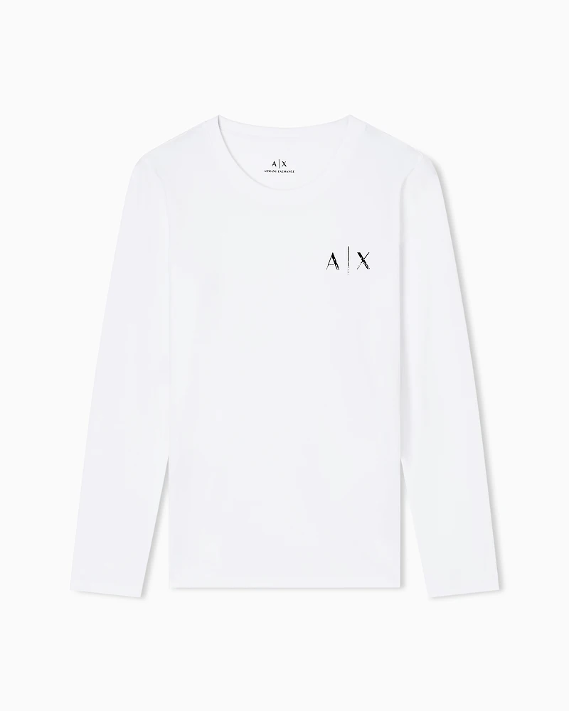 Long-sleeved T-shirt with logo
