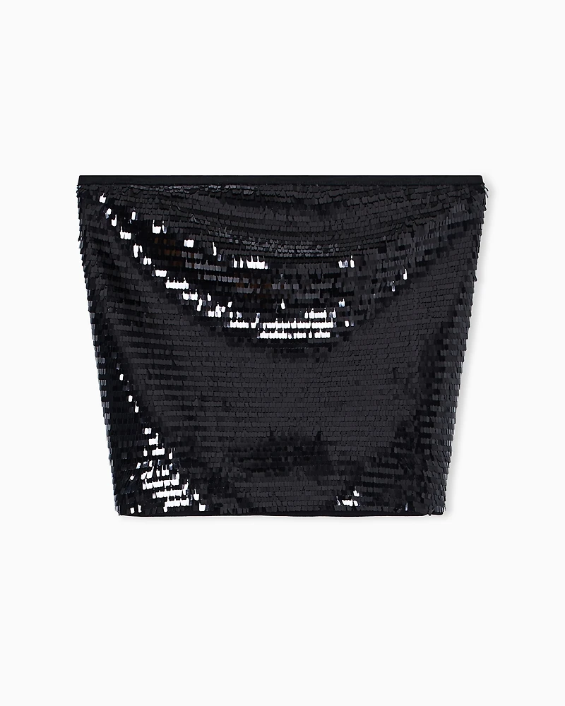 Armani Exchange - Tops, Woman, Black, Size: