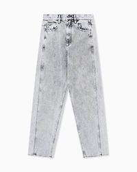 Armani Exchange - Stonewashed denim jeans., Woman, Grey, Size: