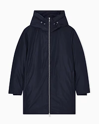 Armani Exchange - Padded parka with hood, Man, Navy Blue, Size: