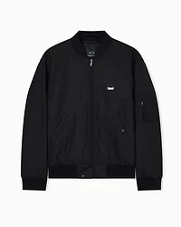 Armani Exchange - Bomber jacket technical fabric, Man, Black, Size: