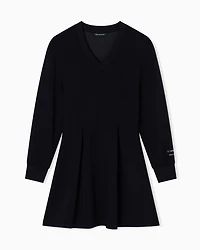 Armani Exchange - Short Dresses, Woman, Black, Size: