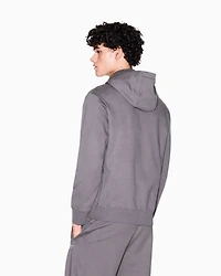 Armani Exchange - Basic zip-up hoodie, Man, Grey, Size: